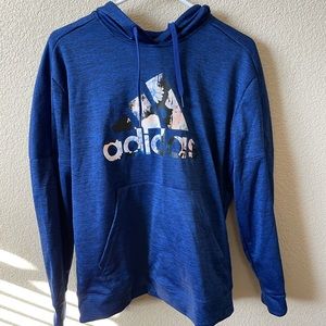 Adidas Blue Athletic Hoodie